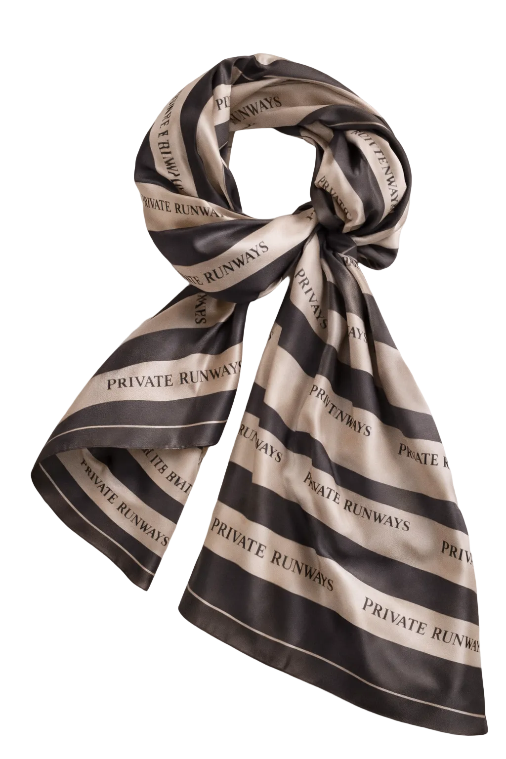 PR14 “Runway Drift” Silk Scarf. Preorder