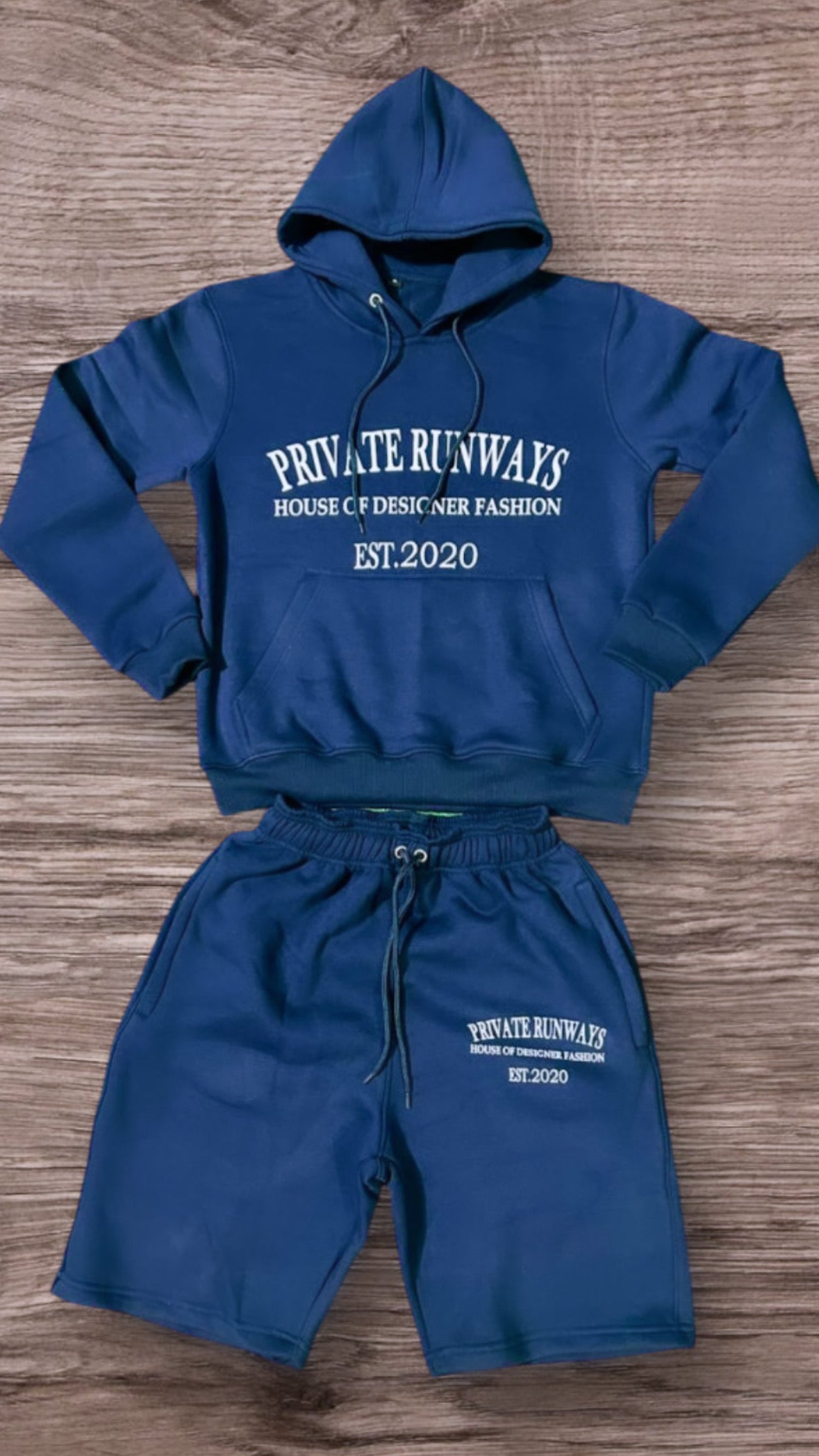 Private Runways Hoodie & Shorts Set Preorder